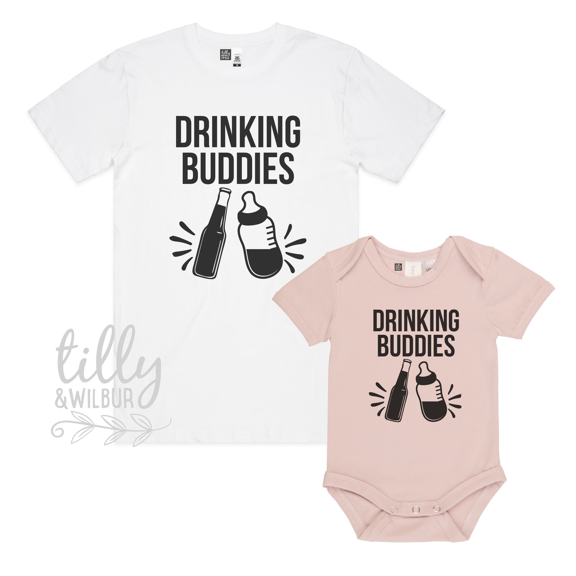 *MORE COLOURS AVAILABLE* Drinking Buddies Beer Matching Outfit