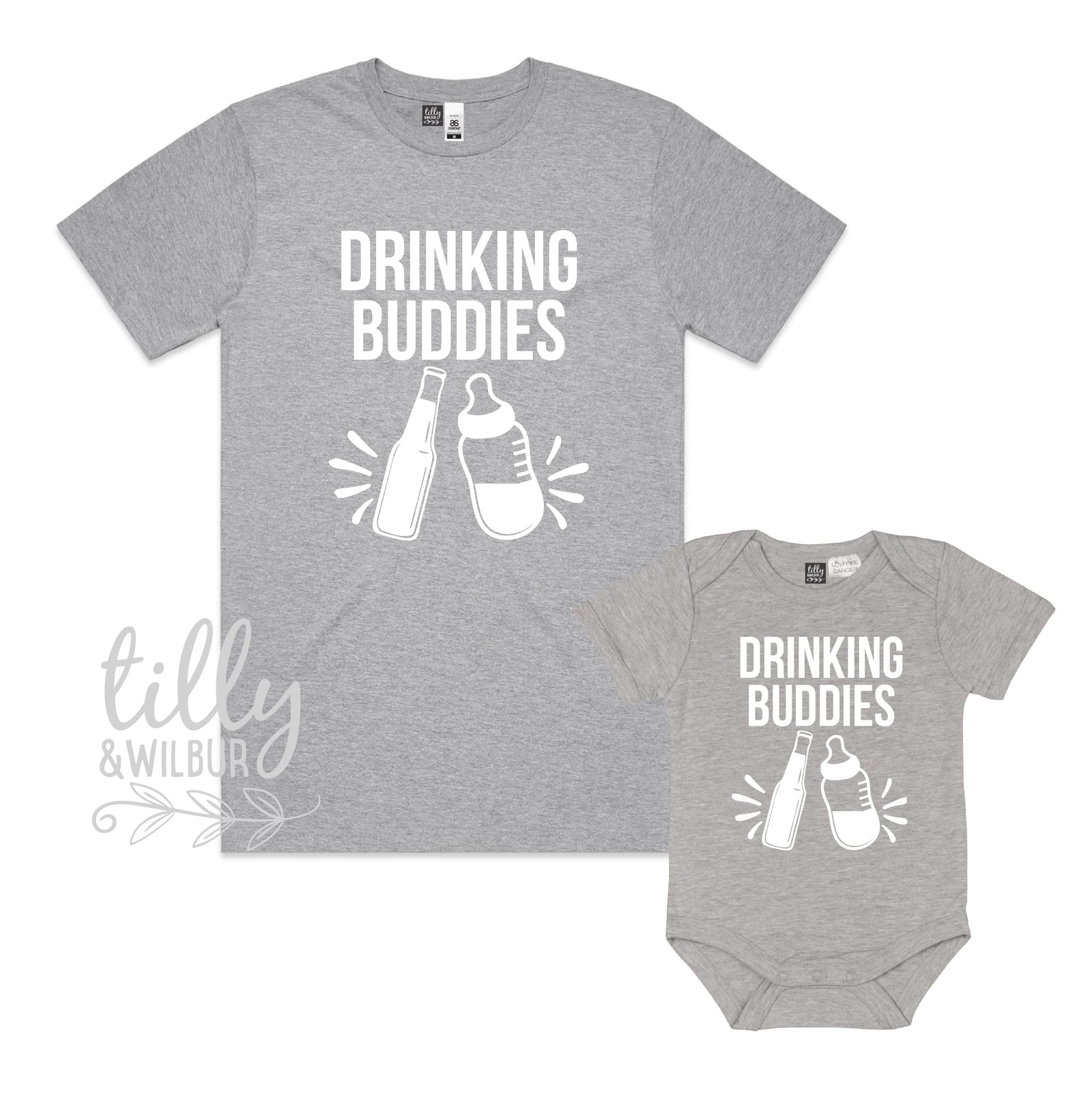 Drinking Buddies Beer & Bottle MORE COLOURS & STYLES