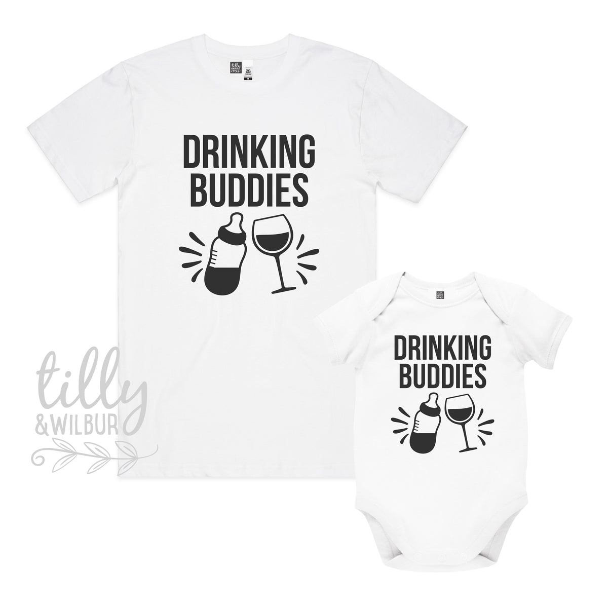 Drinking Buddies Wine &amp; Bottle (MORE COLOURS &amp; STYLES)