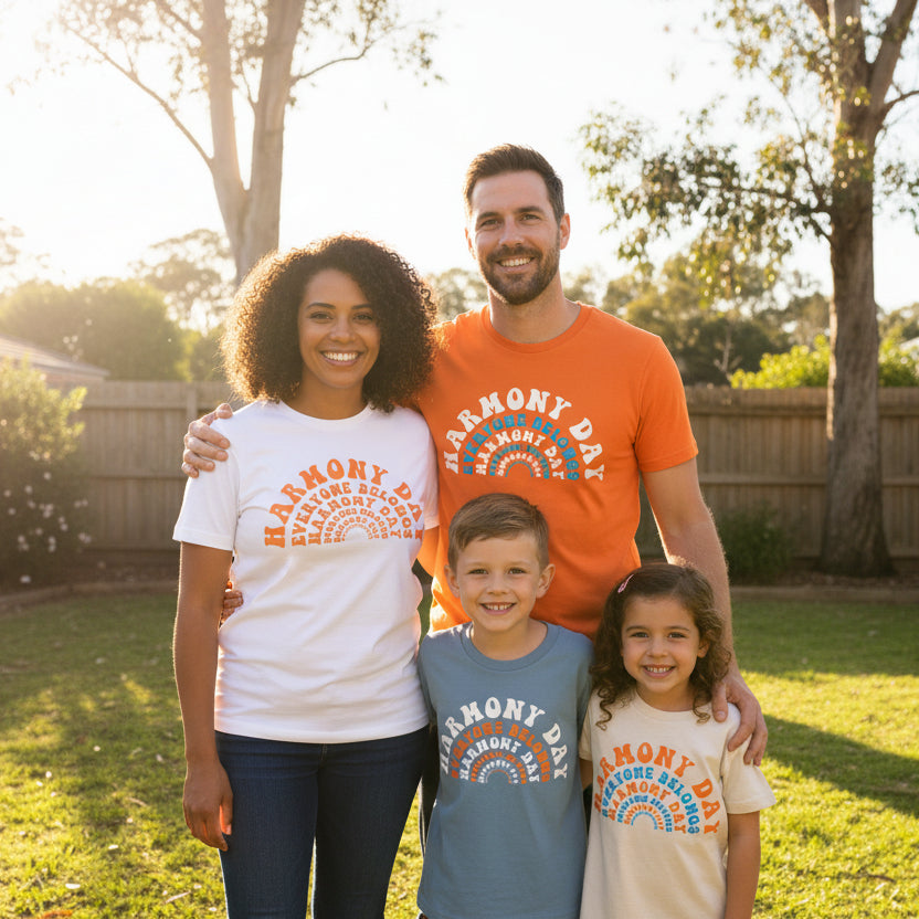 Harmony Day Everyone Belongs Rainbow MORE COLOURS &amp; STYLES
