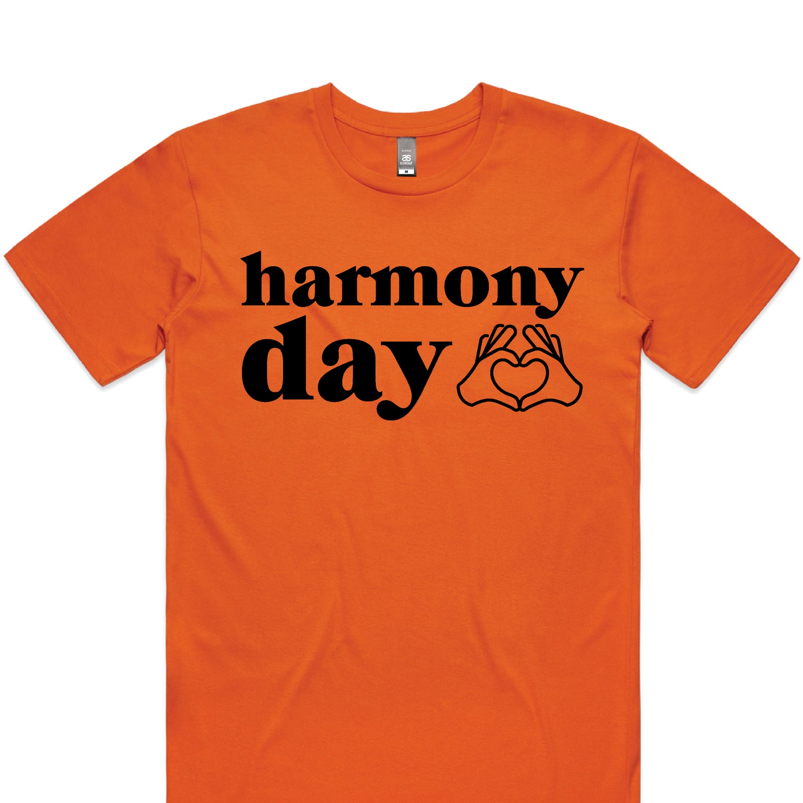 Harmony Day With Heart Hands Emoji MORE COLOURS & STYLES