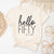 Hello Fifty With Custom Est Year (MORE COLOURS & STYLES)