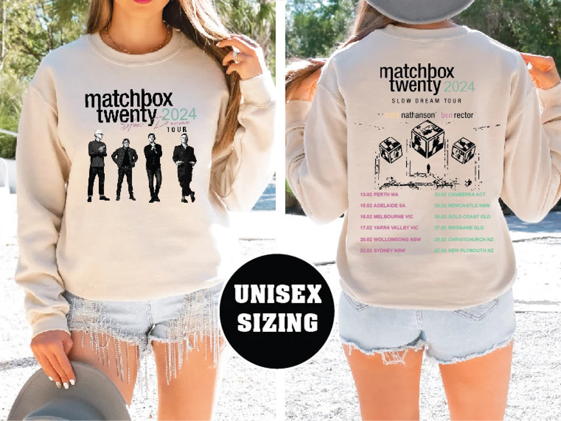 Matchbox Twenty Australia Tour Sweatshirt