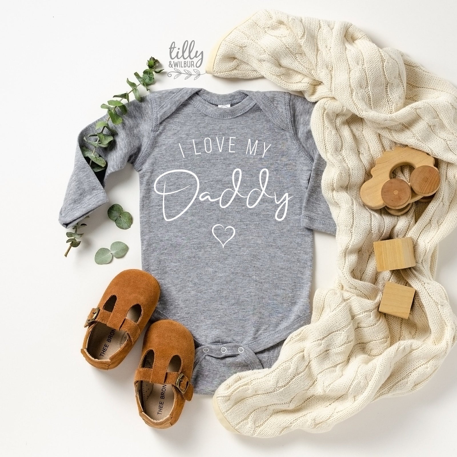 I Love My Daddy Onesie, Daddy's Little Valentine Bodysuit, Valentine's Day Baby Outfit, My 1st Valentine's Day, First Valentine's Day Gift