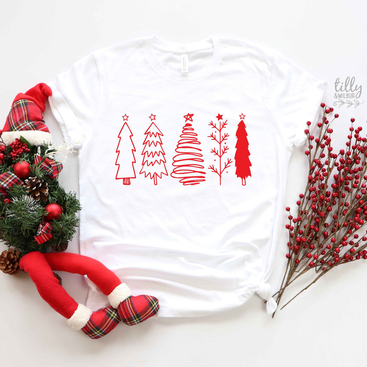 *MORE COLOURS AVAILABLE* Christmas Tree Red