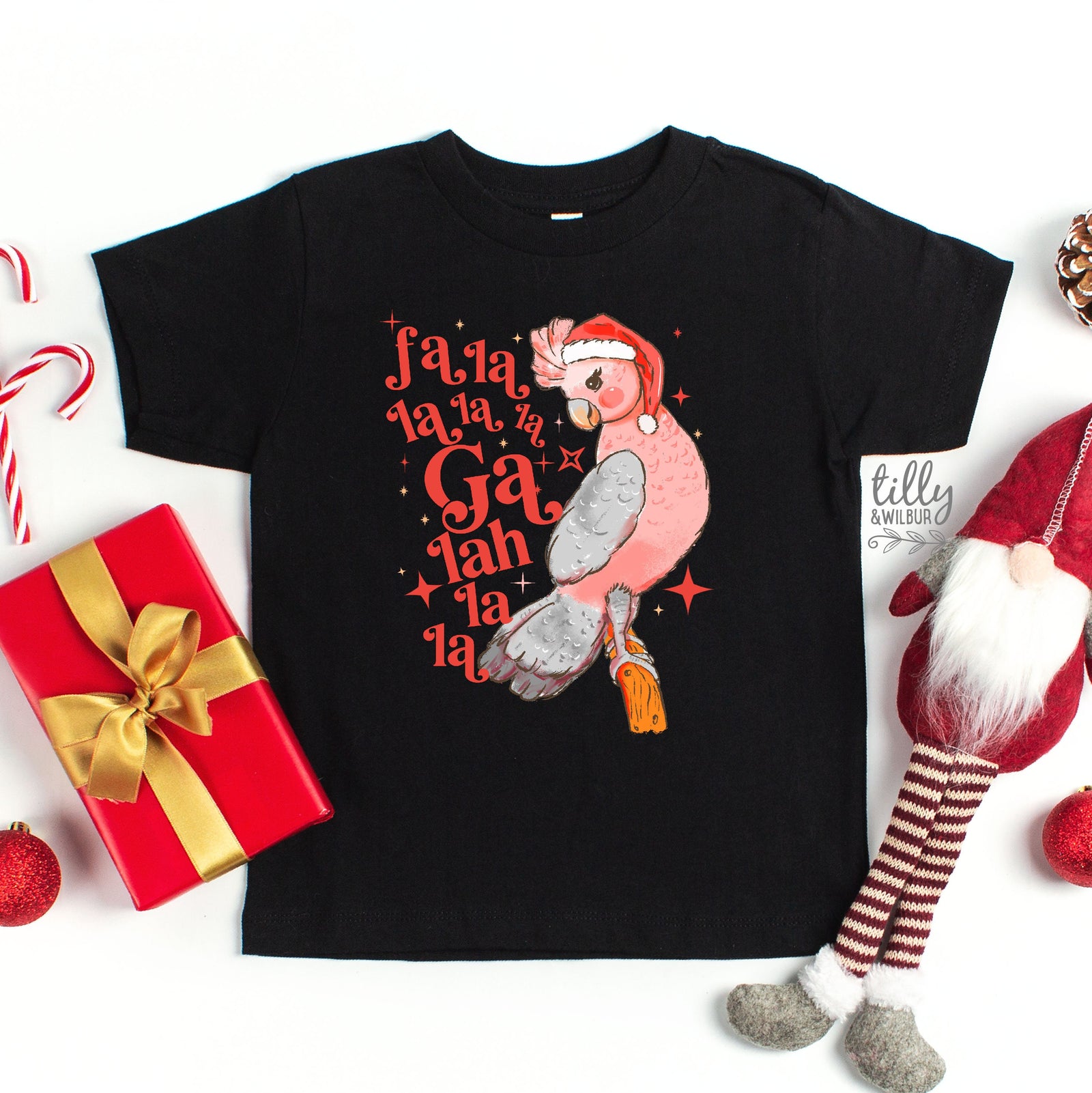 *MORE COLOURS AVAILABLE* Fa La La La Galah Christmas T-Shirt