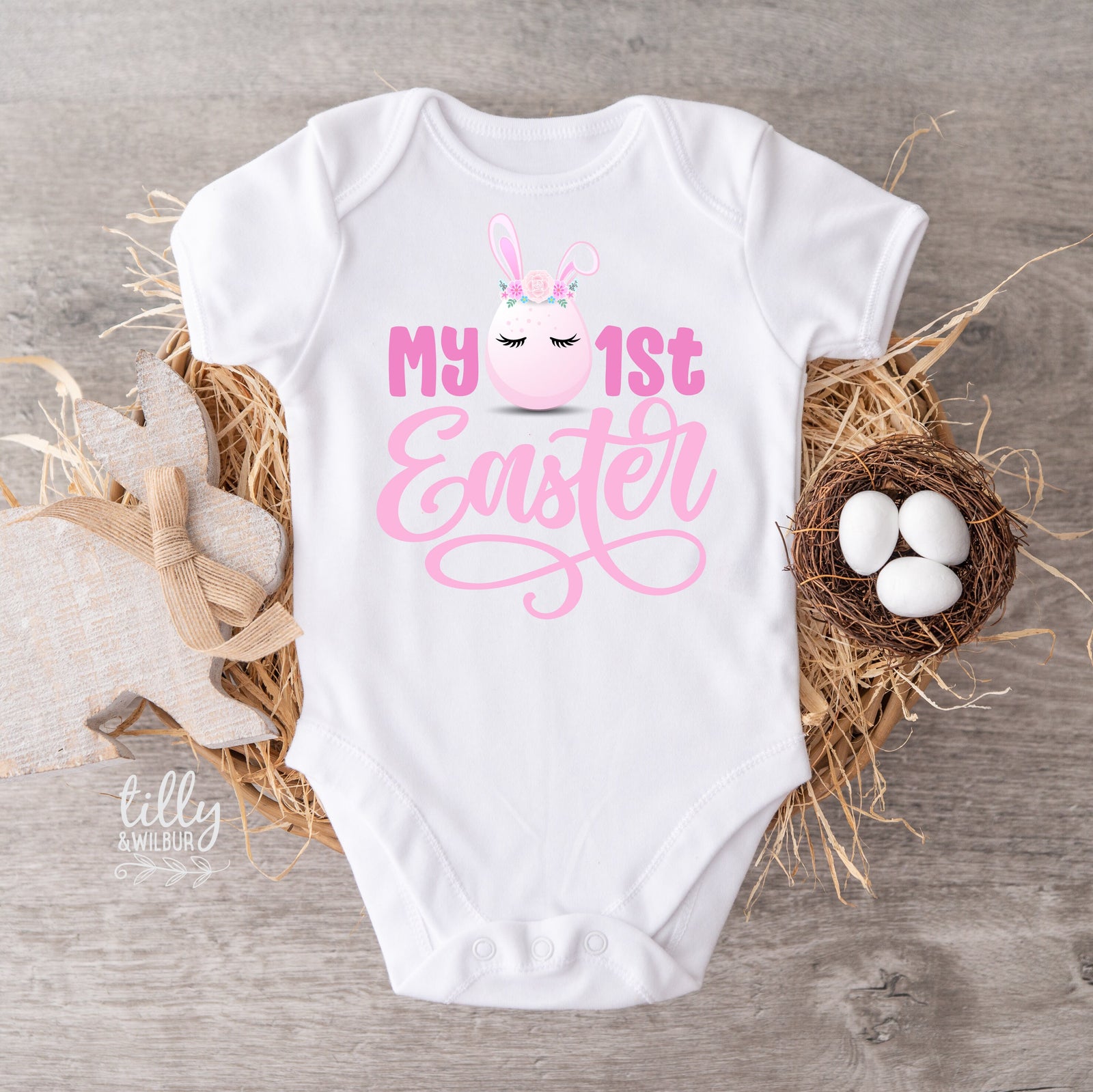 baby girl first easter bodysuit pink bunny design newborn easter outfit australia