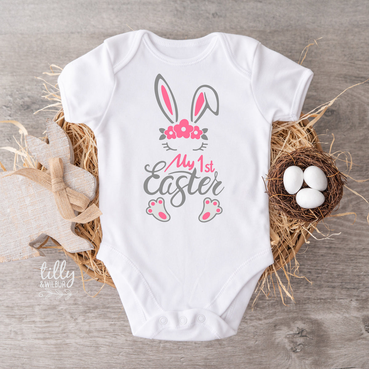 My 1st Easter Baby Bodysuit | First Easter Outfit | Baby Easter Bunny Bodysuit | Baby’s First Easter Australia