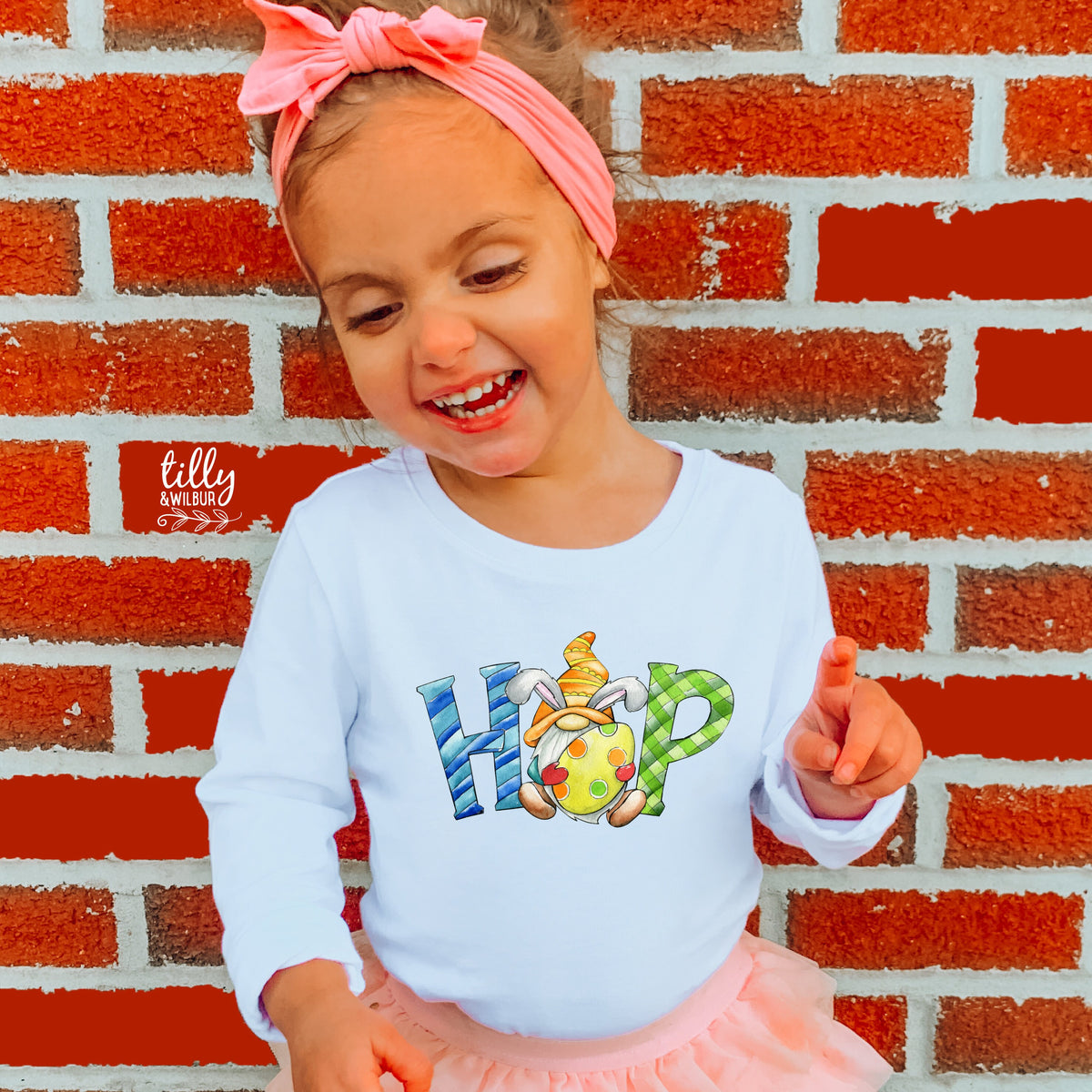 HOP Easter Gnome Shirt | Kids Easter Shirt | Easter Egg Hunt Shirt | Baby Toddler Easter Outfit Australia