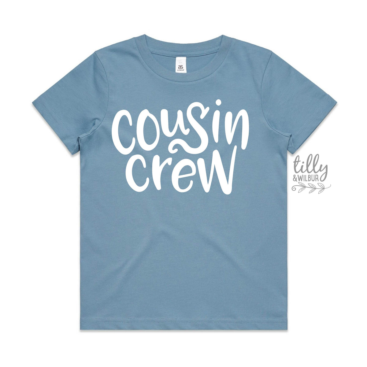 Cousin Crew White Print (MORE COLOURS &amp; STYLES)