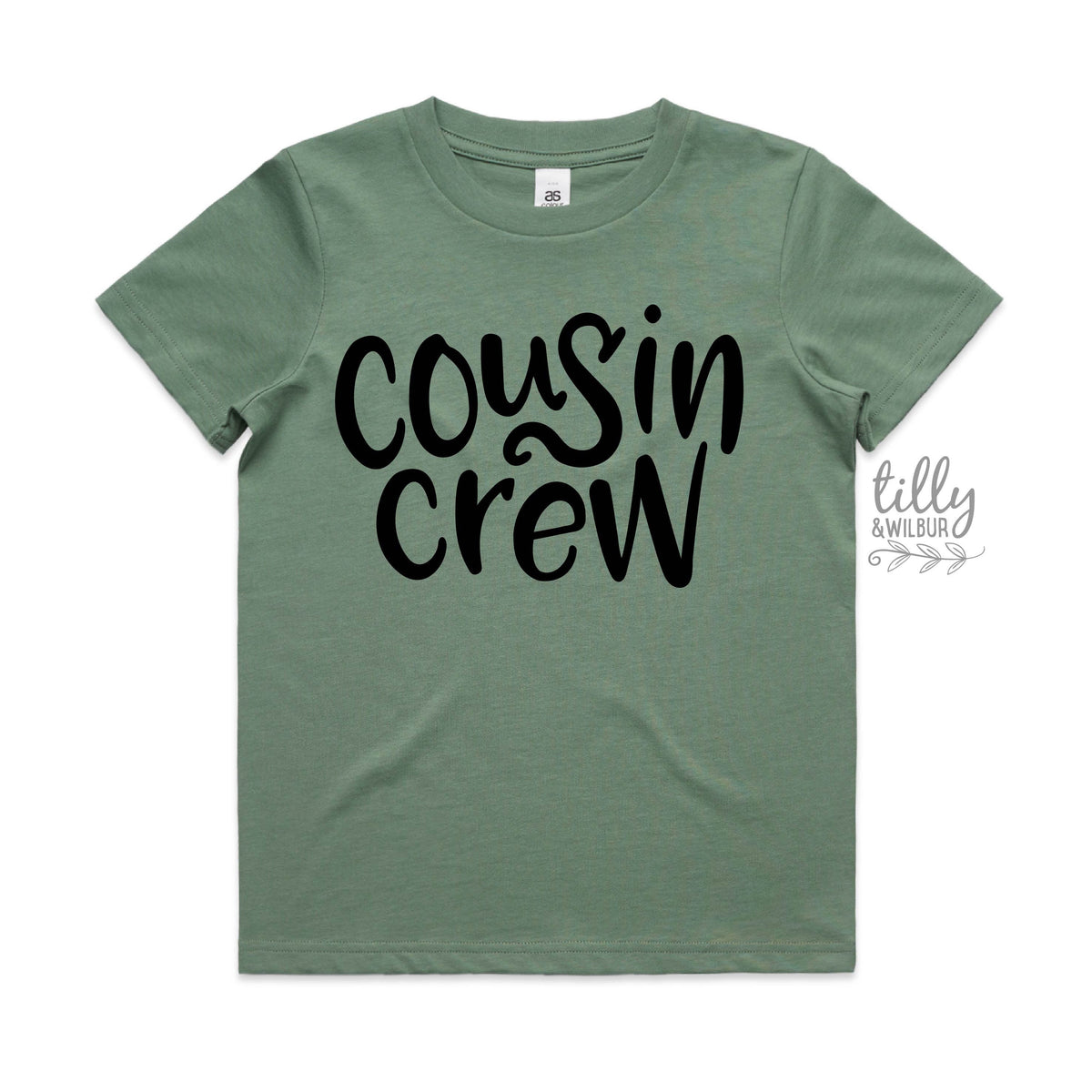 Cousin Crew, Black Print (MORE COLOURS &amp; STYLES)