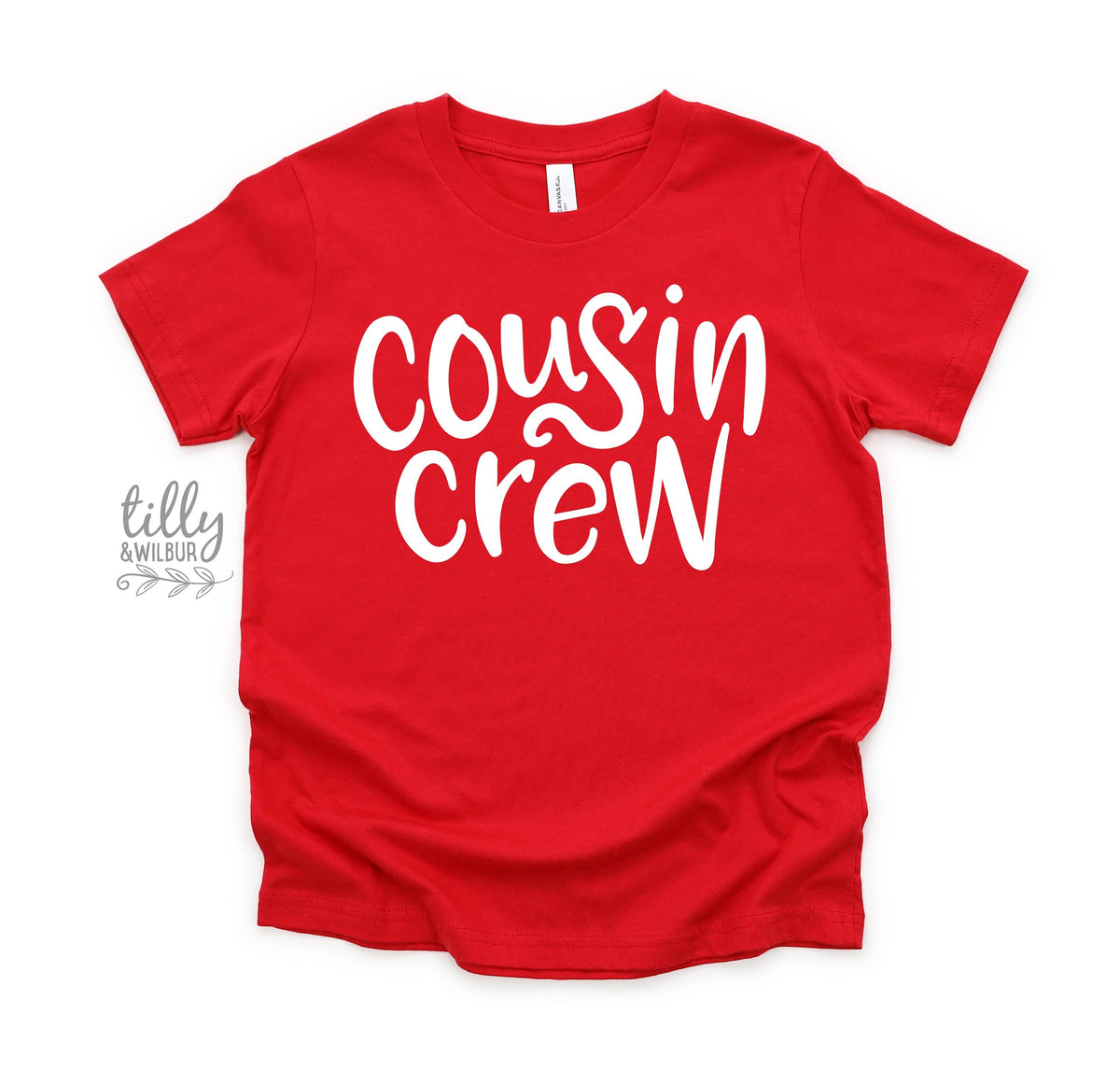 Cousin Crew White Print (MORE COLOURS &amp; STYLES)