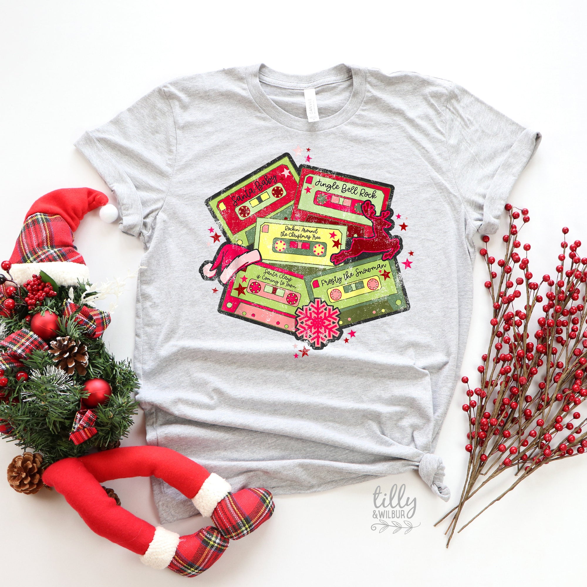 *MORE COLOURS AVAILABLE* Christmas Cassettes T-Shirt