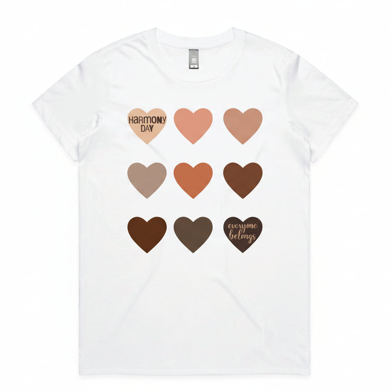 Harmony Day Hearts MORE COLOURS & STYLES