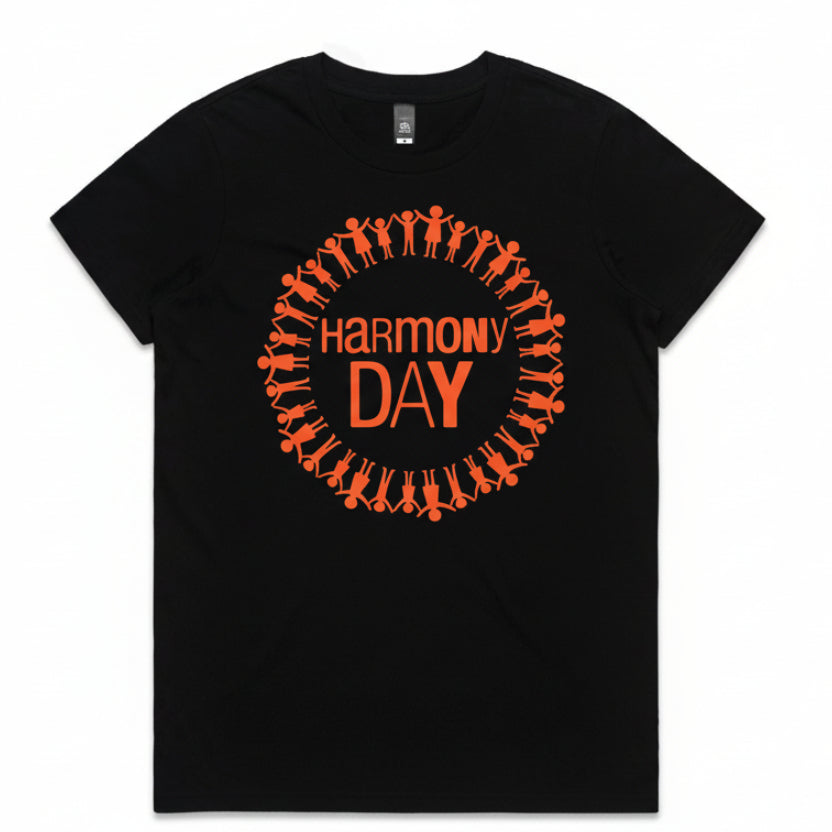 Harmony Day T-Shirt, Harmony Day - 21st March, Orange Harmony Day T-Shirt, Everyone Belongs, School T-Shirt, Babies, Kids, Womens And Mens