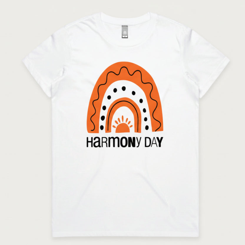 Harmony Day Rainbow | Black Text MORE COLOURS & STYLES