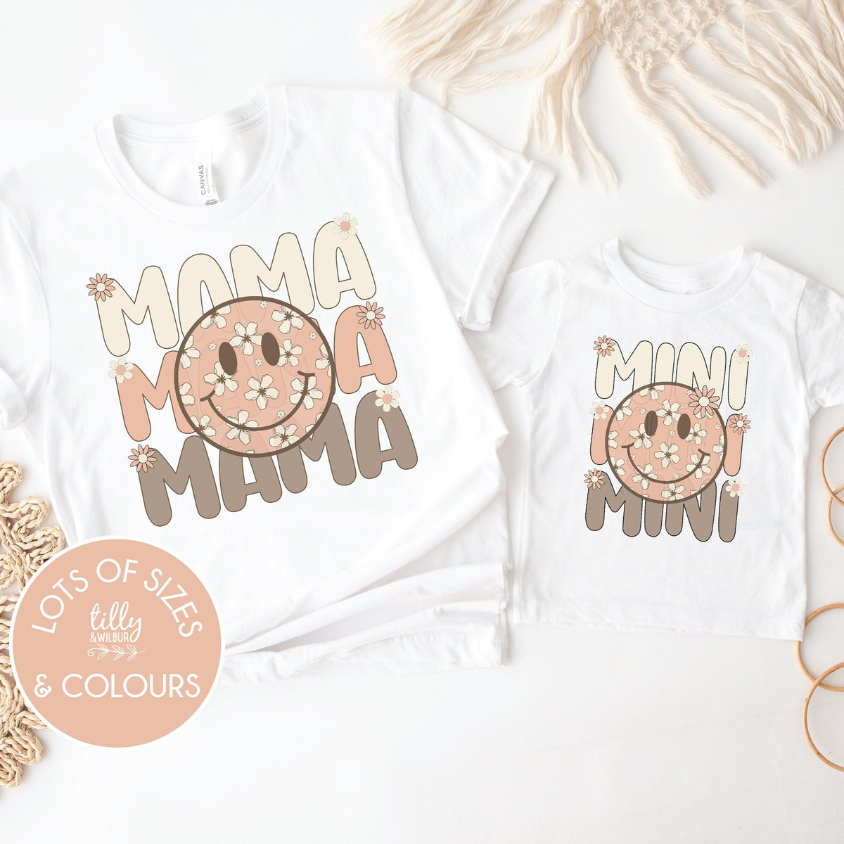 Mama &amp; Me, Mama T-Shirt, Mini Bodysuit, Mama And Mama's Mini Matching Outfits, Our First Mother's Day, Mother Daughter, Mother Son Gift