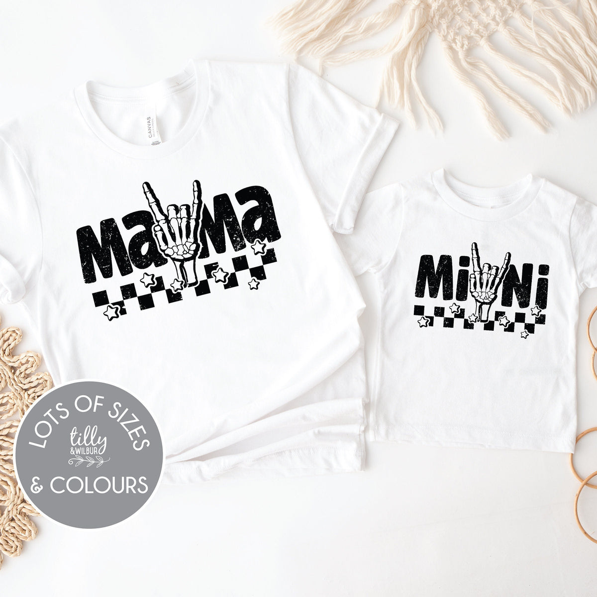 Mama &amp; Me, Mama T-Shirt, Mini Bodysuit, Mama And Mama's Mini Matching Outfits, Our First Mother's Day, Mother Daughter, Mother Son Gift