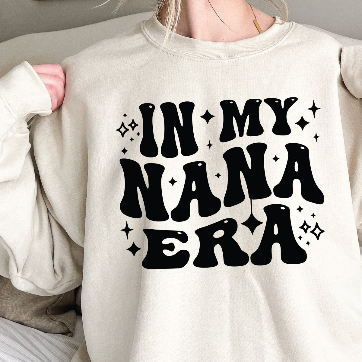 In My Nana Era Jumper, Funny Nana Gift, Grandma Gift, Mum Life Jumper, Nana Gift, Mother's Day Gift, Nana Sweatshirt,