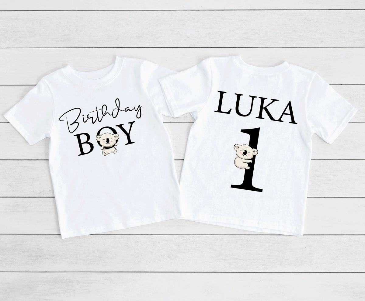 Personalised Koala Birthday T-Shirt, Personalised Birthday T-Shirt, Koala Birthday Outfit, Koala Birthday Party, Koala Theme, Australia Gift