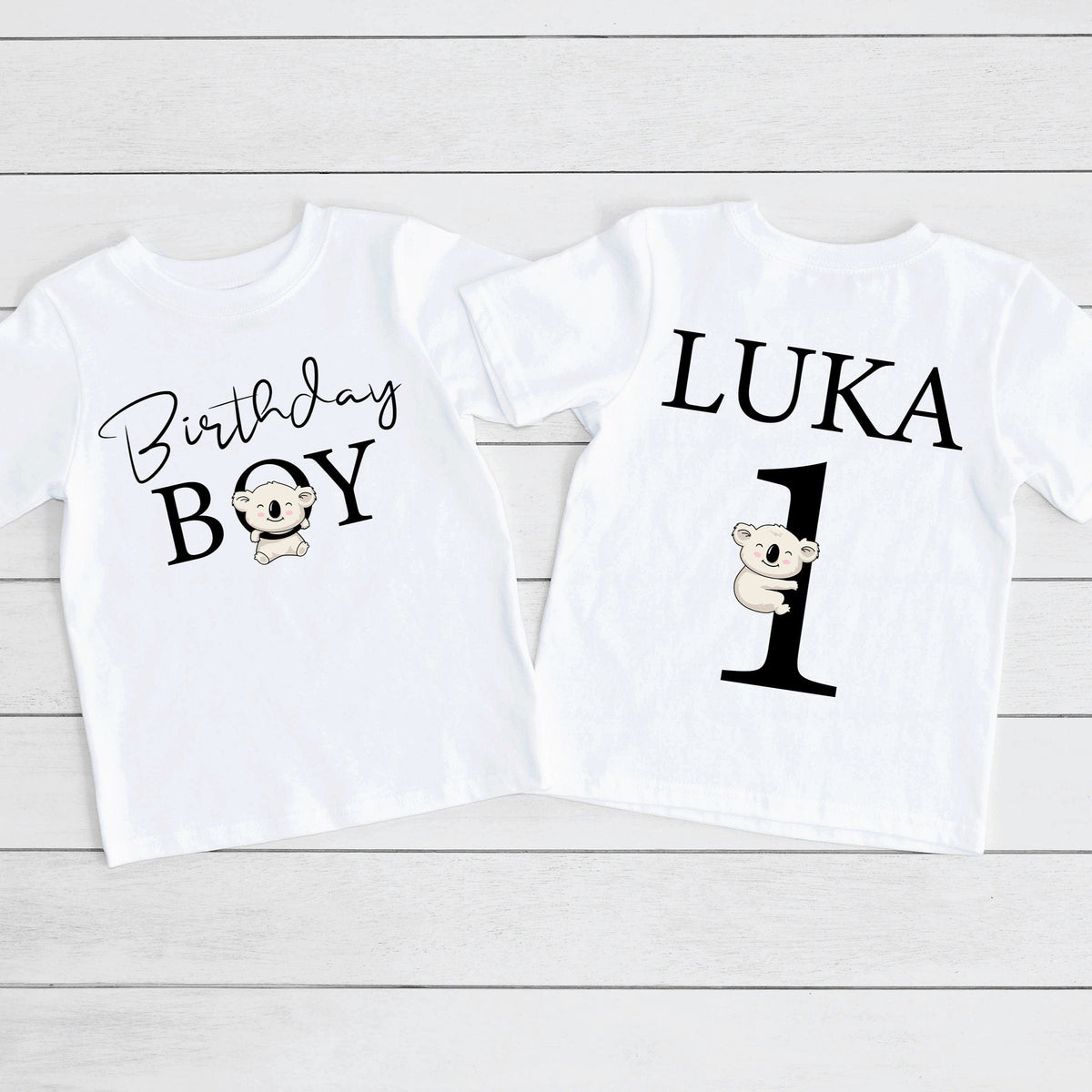 Personalised Koala Birthday T-Shirt, Personalised Birthday T-Shirt, Koala Birthday Outfit, Koala Birthday Party, Koala Theme, Australia Gift