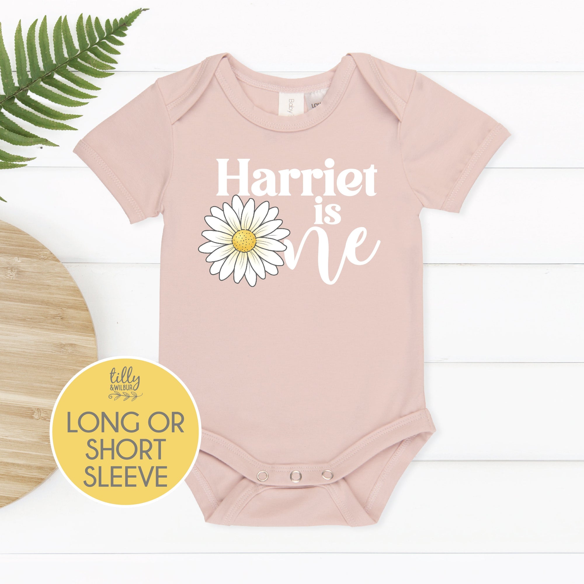 1st Birthday Bodysuit, First Birthday T-Shirt, Personalised Daisy Birthday Gift, 1st Birthday T-Shirt, 1st Birthday Baby Outfit, Daisy Theme