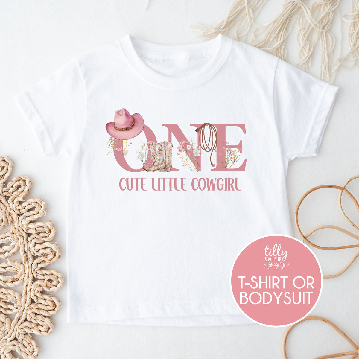 One Cute Little Cowgirl TShirt, One Cute Little Cowgirl Bodysuit, Cowgirl Birthday, 1st Birthday Cowgirl, Western Party Theme, Cowgirl Party