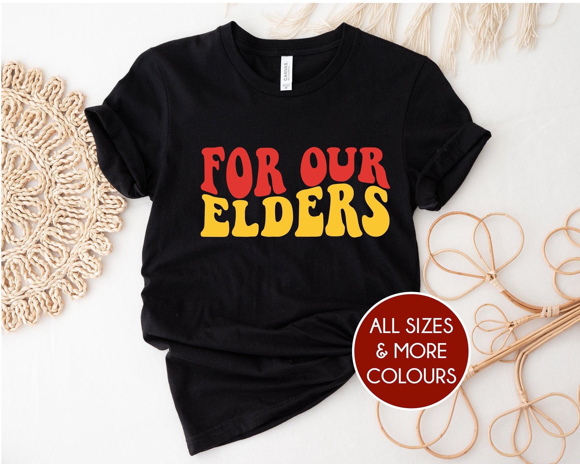 For Our Elders T-Shirt, NAIDOC Week 2024 T-Shirt, Reconciliation T-Shirt, Australian Indigenous, Aboriginal T-Shirt, Blak, Loud And Proud