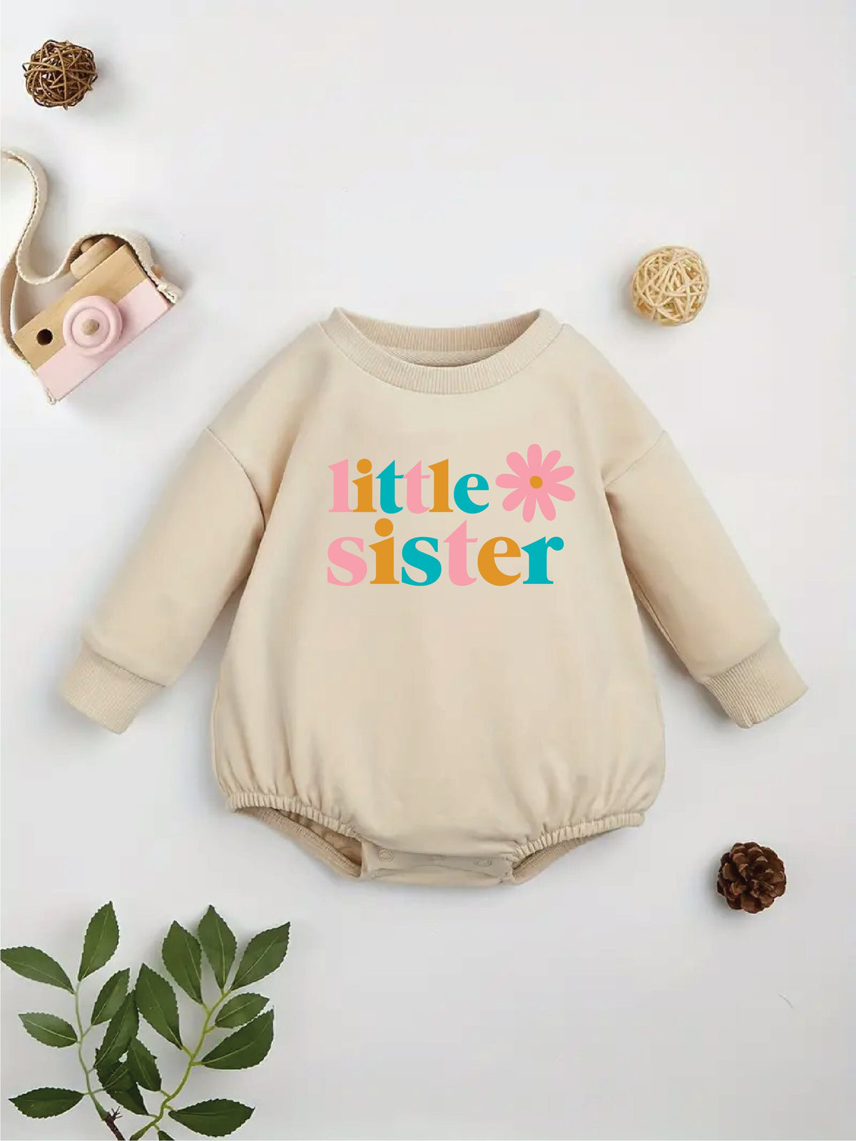 Little Sister Bodysuit, Matching Little Sister Announcement, Big Sister And Little Sister Matching Gifts, Matching Sister Bubble Bodysuits