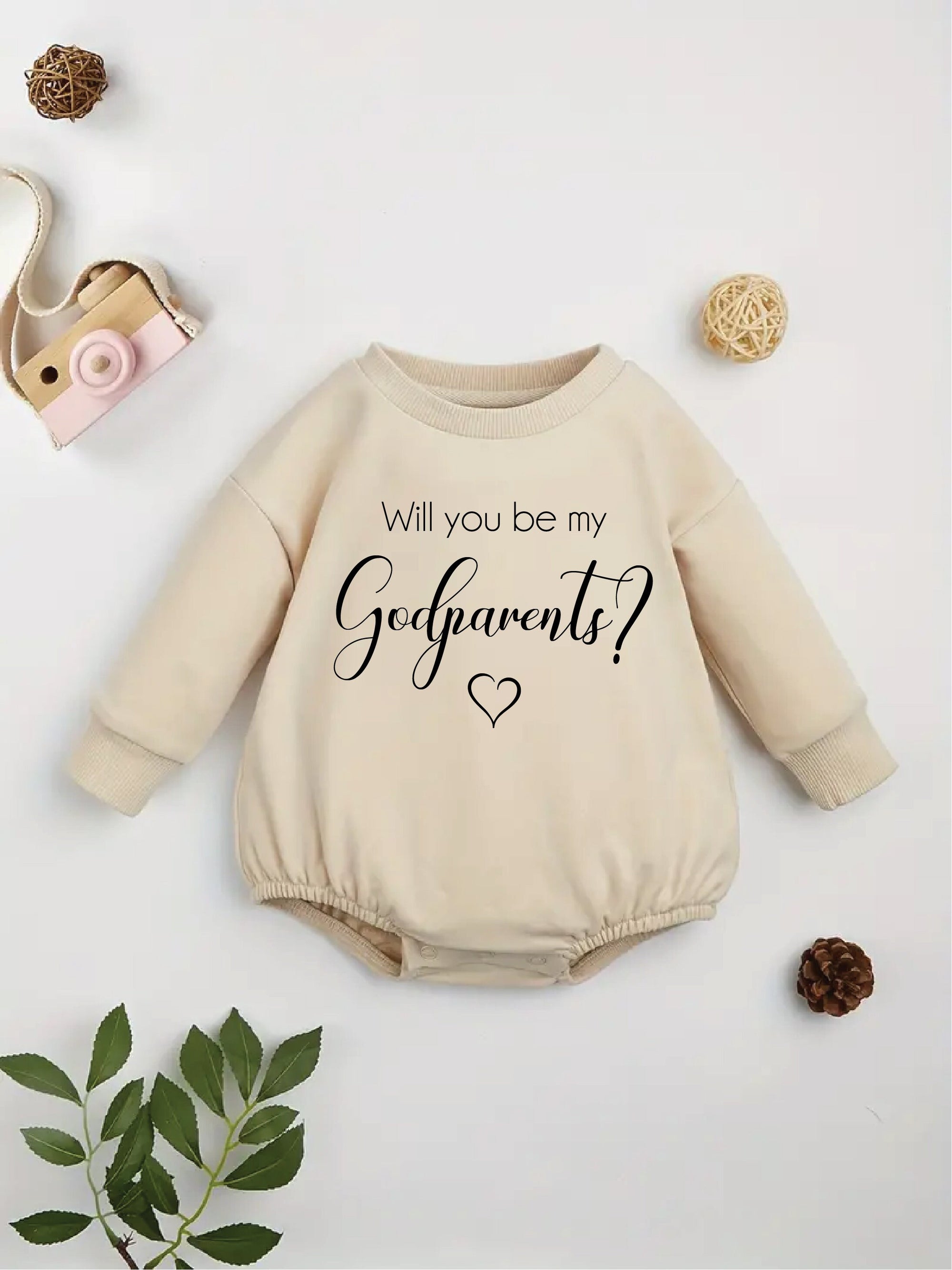 Will You Be My Godparents? Bubble Bodysuit, Godparents Invitation, Godfather Bodysuit, Christening Bodysuit, Baptism Romper, Godmother Gift