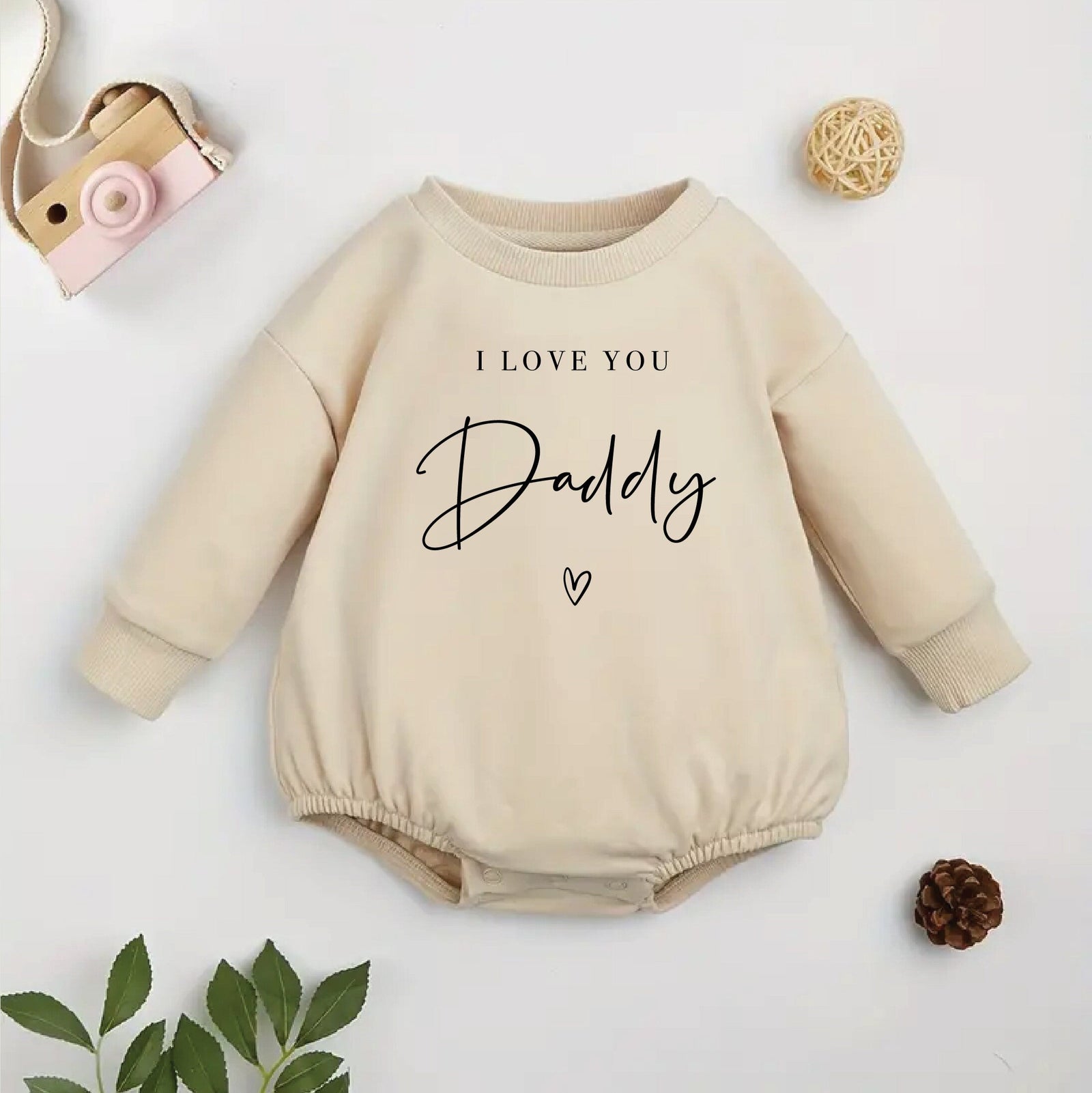 I Love You Daddy Bodysuit, Our First Father's Day 2024 Baby Bodysuit, I Love My Daddy Romper, Happy Father's Day, 1st Fathers Day Baby Gift