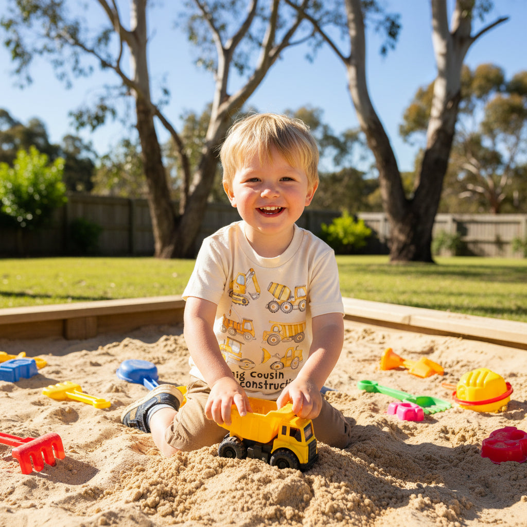 Big Cousin Under Construction T-Shirt, Promoted To Big Cousin And Digging it T-Shirt, Big Cousin Shirt, I'm Going To Be A Big Cousin Tee