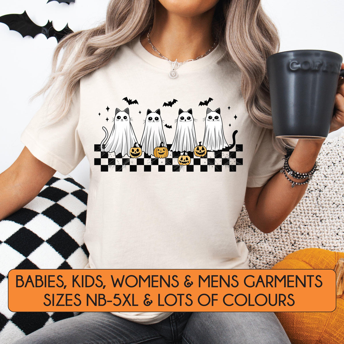 *MORE COLOURS AVAILABLE* Halloween Cats T-Shirt