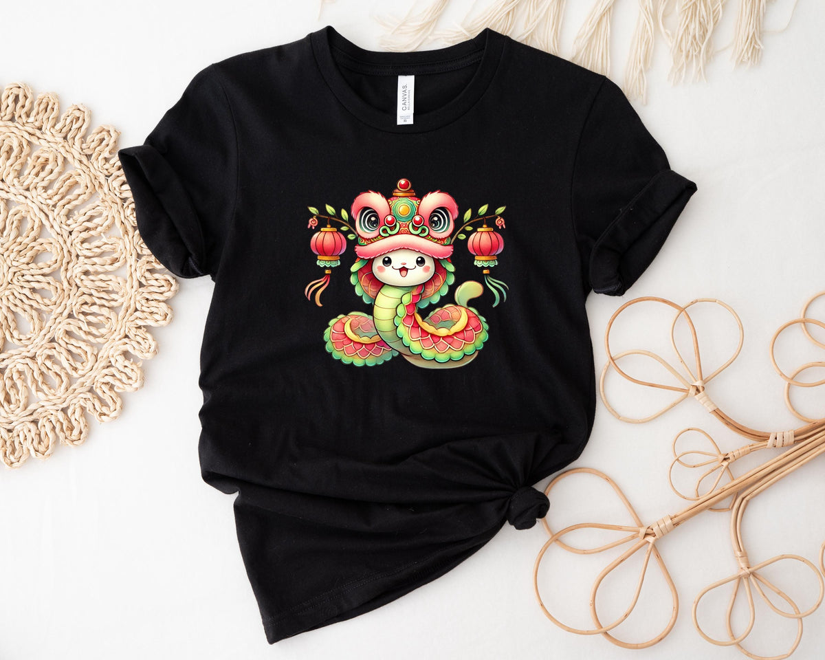 Chinese New Year T-Shirt, Year Of The Snake T-Shirt, Lunar New Year T-Shirt, More Colours &amp; Sizes - Just Ask!, Chinese Snake, 2025 T-Shirt