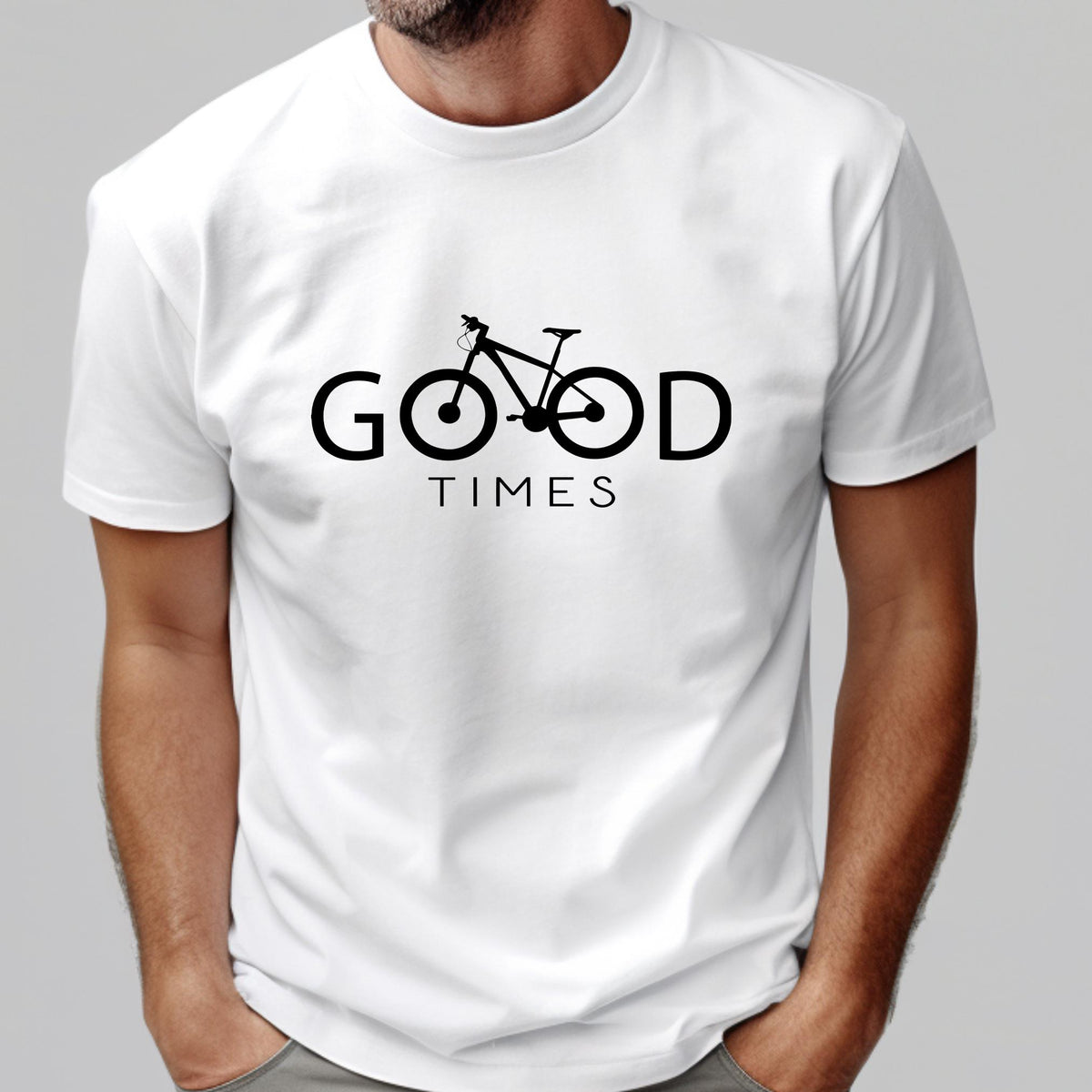 Good Times Mountain Bike T-Shirt, Bike T-Shirt, Father&#39;s Day Gift, Mountain Bike, Riding Bikes, Men&#39;s Gift, Bicycle T-Shirt, Good Times