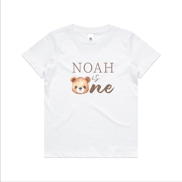 Personalised 1st Birthday T-Shirt Or Bodysuit, Lots of Colours And Sizes, Teddy Bear Birthday Gift, First Birthday Gift, First Birthday Top