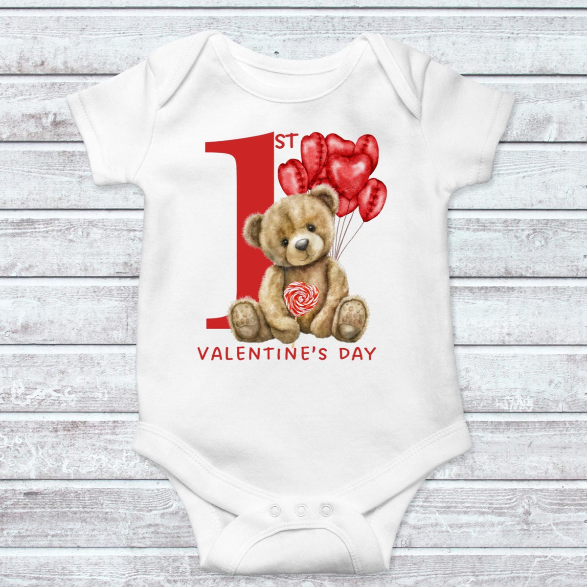 My First Valentine&#39;s Day Baby Bodysuit, First Valentine&#39;s Day, Valentine&#39;s Day Gift, Valentine&#39;s, 1st Valentine Day Bodysuit