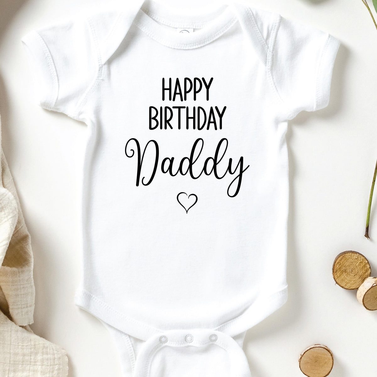 Happy Birthday Daddy Bodysuit Or T-Shirt, Happy Birthday Daddy Shirt, Birthday Gift For Dads, Funny I&#39;m Your Birthday Gift, Dad&#39;s Birthday