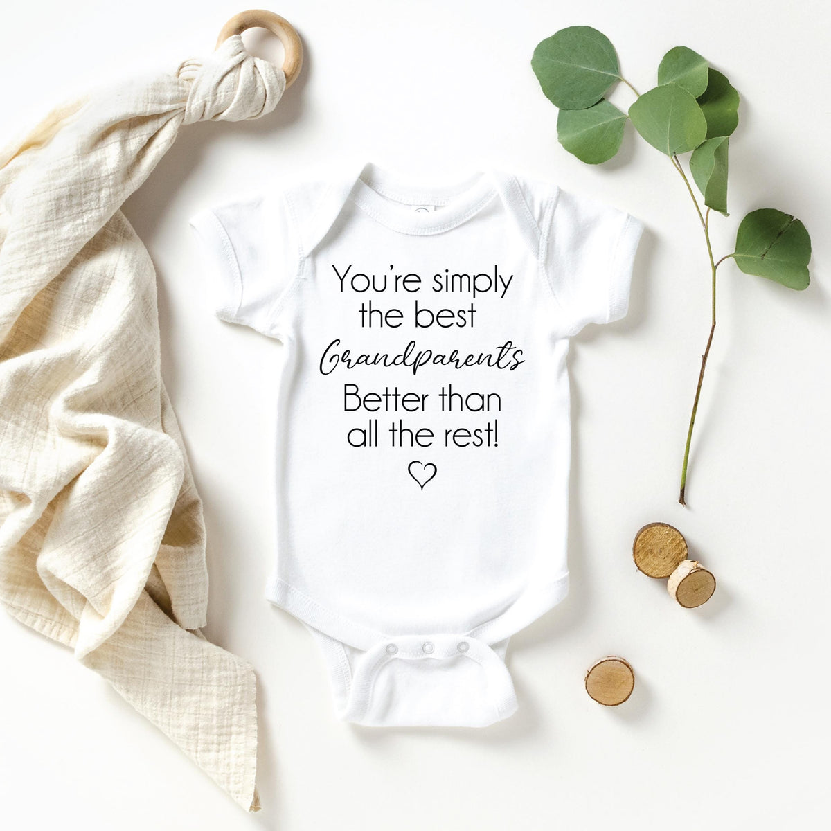 You're Simply The Best Grandparents Bodysuit, Grandparents Bodysuit, Grandparents Gift, Best Grandma, Best Grandpa