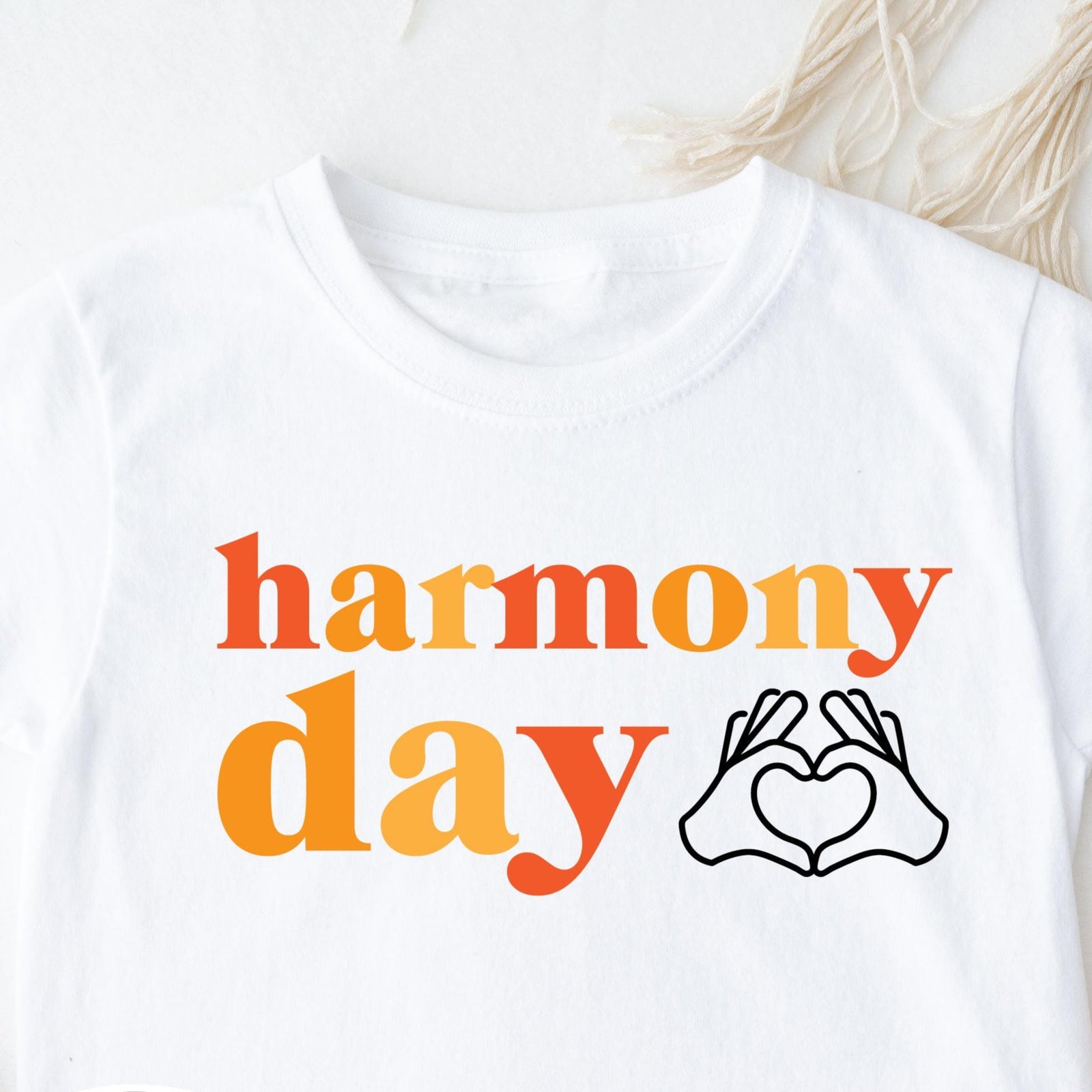 Harmony Day T-Shirt, Harmony Day - 21st March, Orange Harmony Day T-Shirt, Everyone Belongs, School T-Shirt, Babies, Kids, Womens And Mens