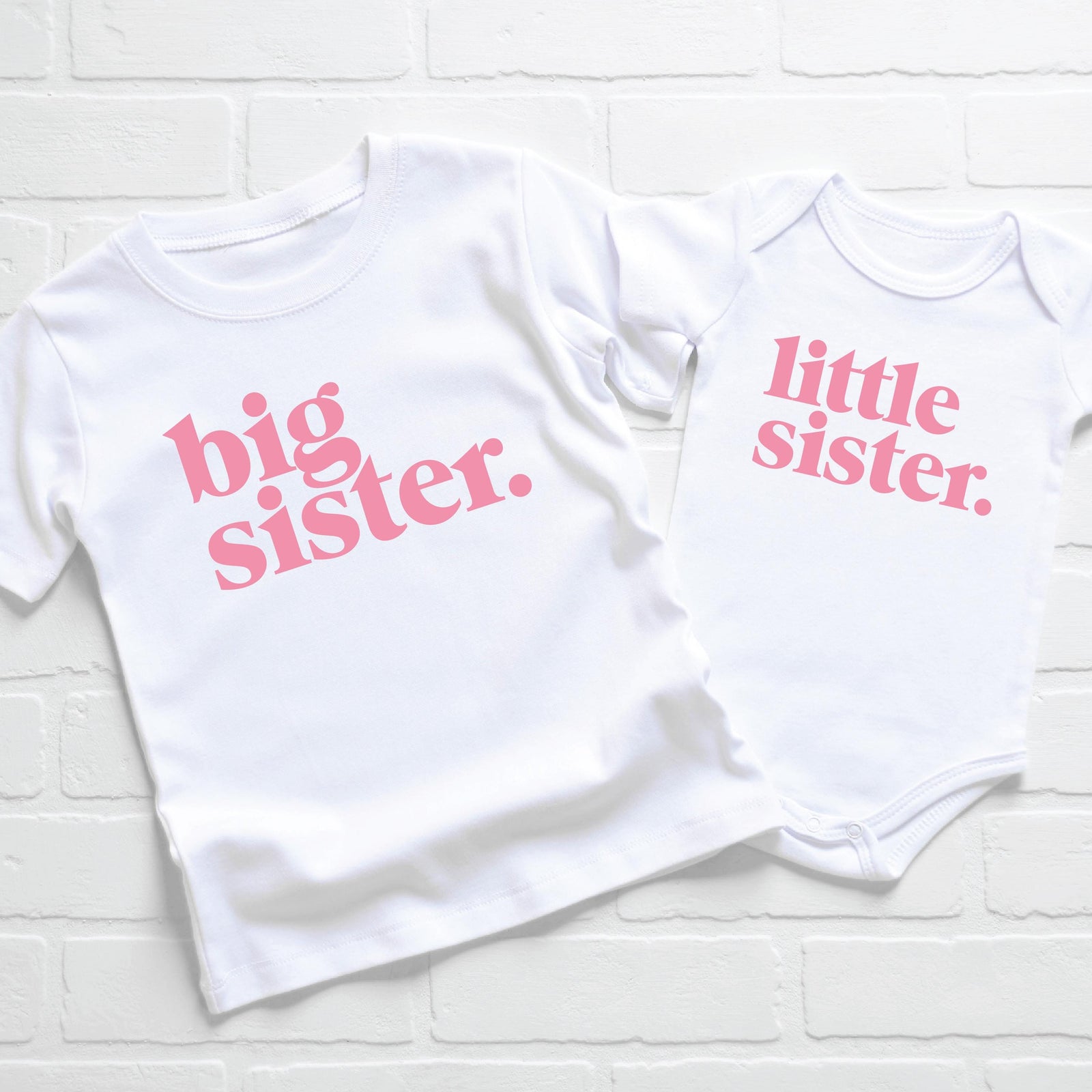 Big Sister And Little Sister – Matching Sibling Shirts | Big Sister Little Sister Shirts | Sibling Gifts