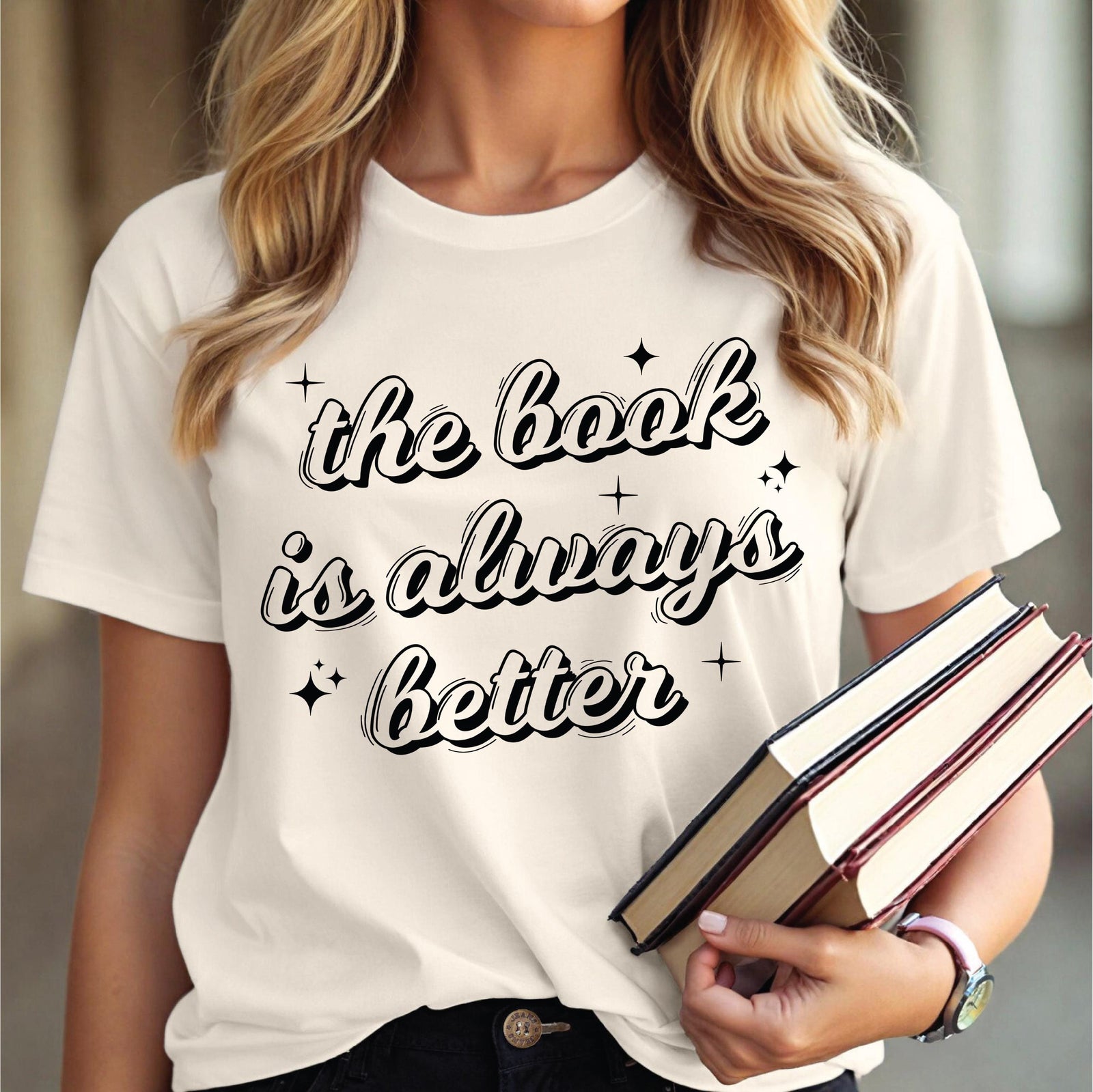 The Book Is Always Better T-Shirt, Book Week T-Shirt, Book Lover T-Shirt, My Reading T-Shirt, Librarian T-Shirt, Teacher Book Week T-Shirt
