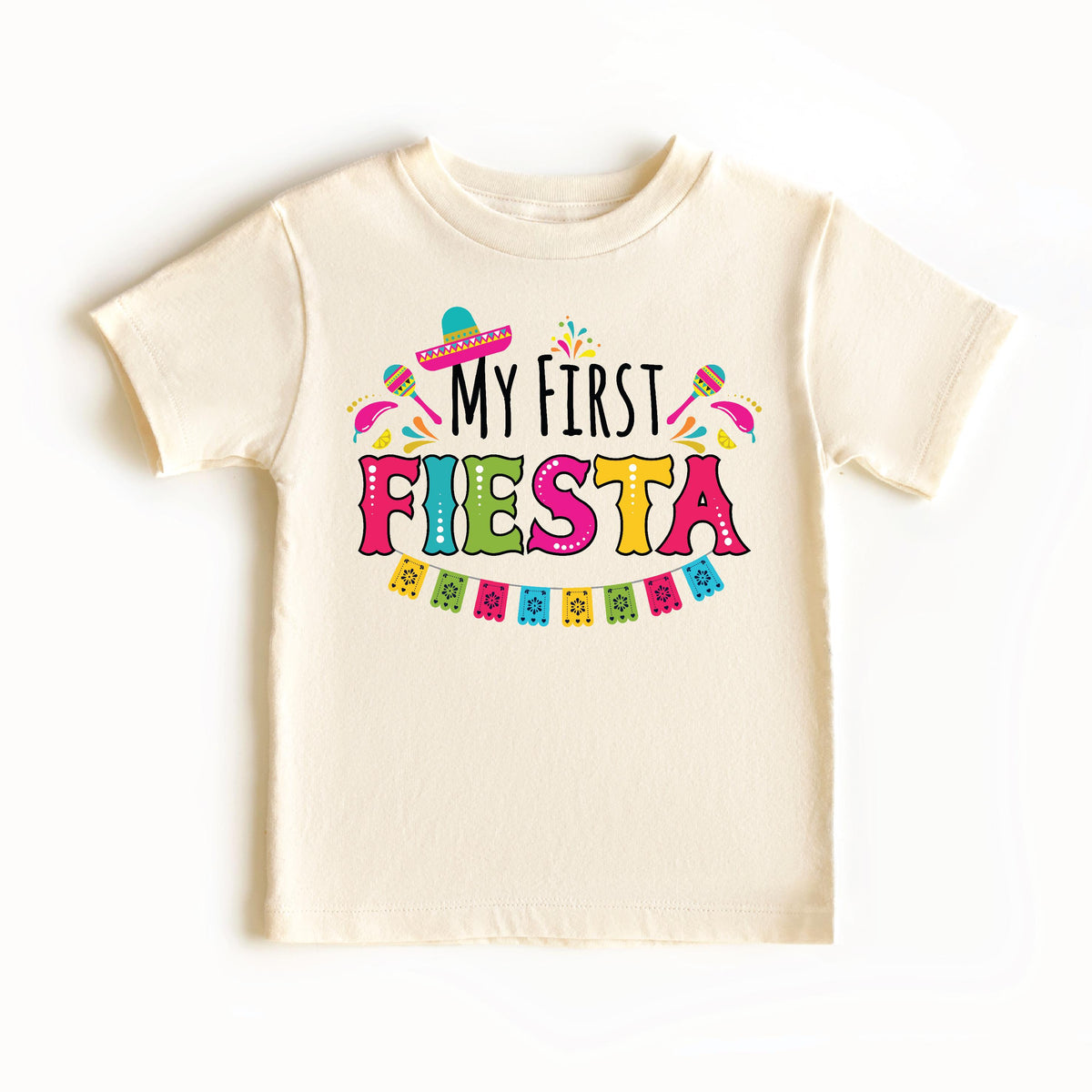 My First Fiesta T-Shirt – 1st Birthday Shirt for Baby Boy or Girl, Fiesta Party Outfit, Mexican Theme Birthday, Cute First Birthday Tee