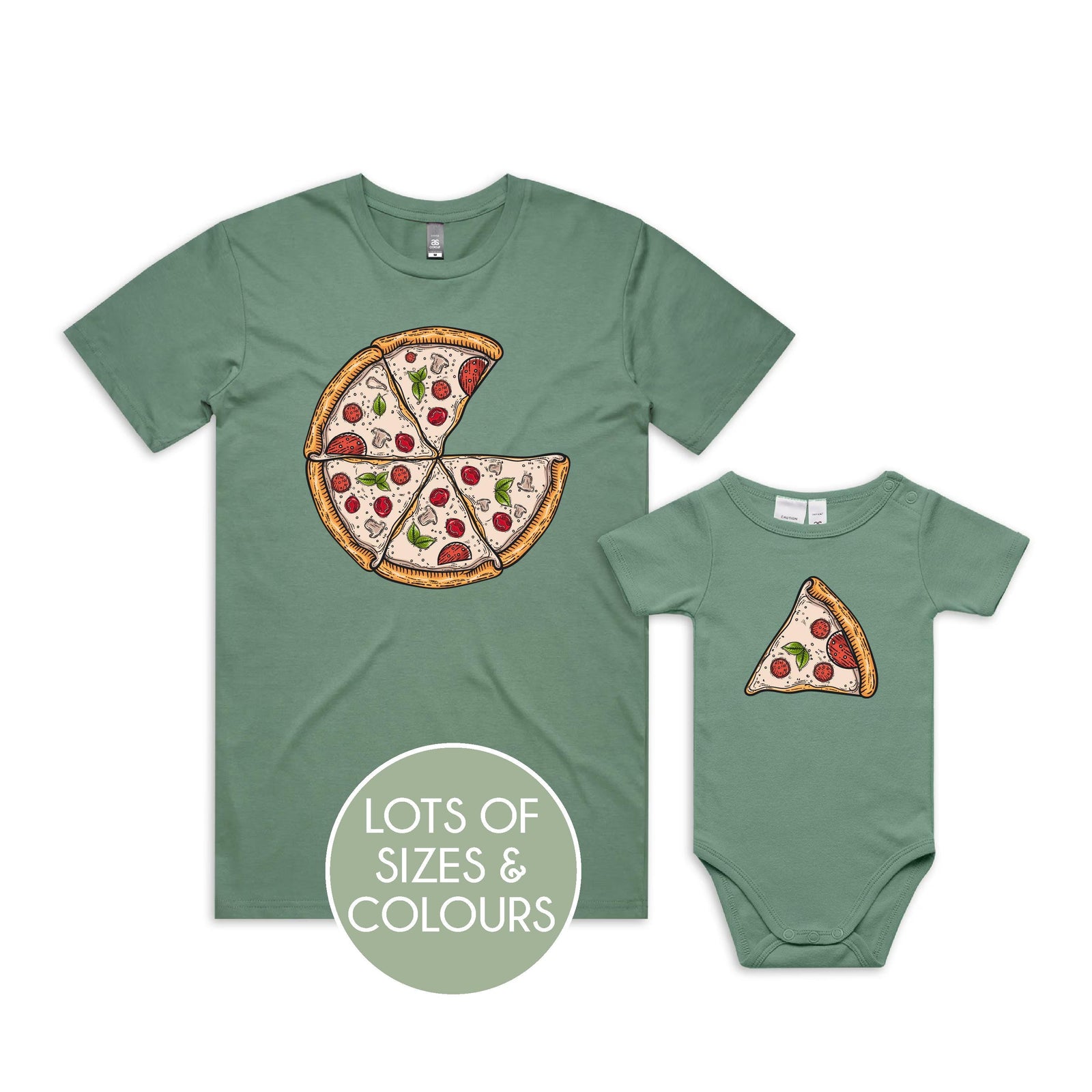 Matching Pizza- Choose your Slice (MORE COLOURS & STYLES)