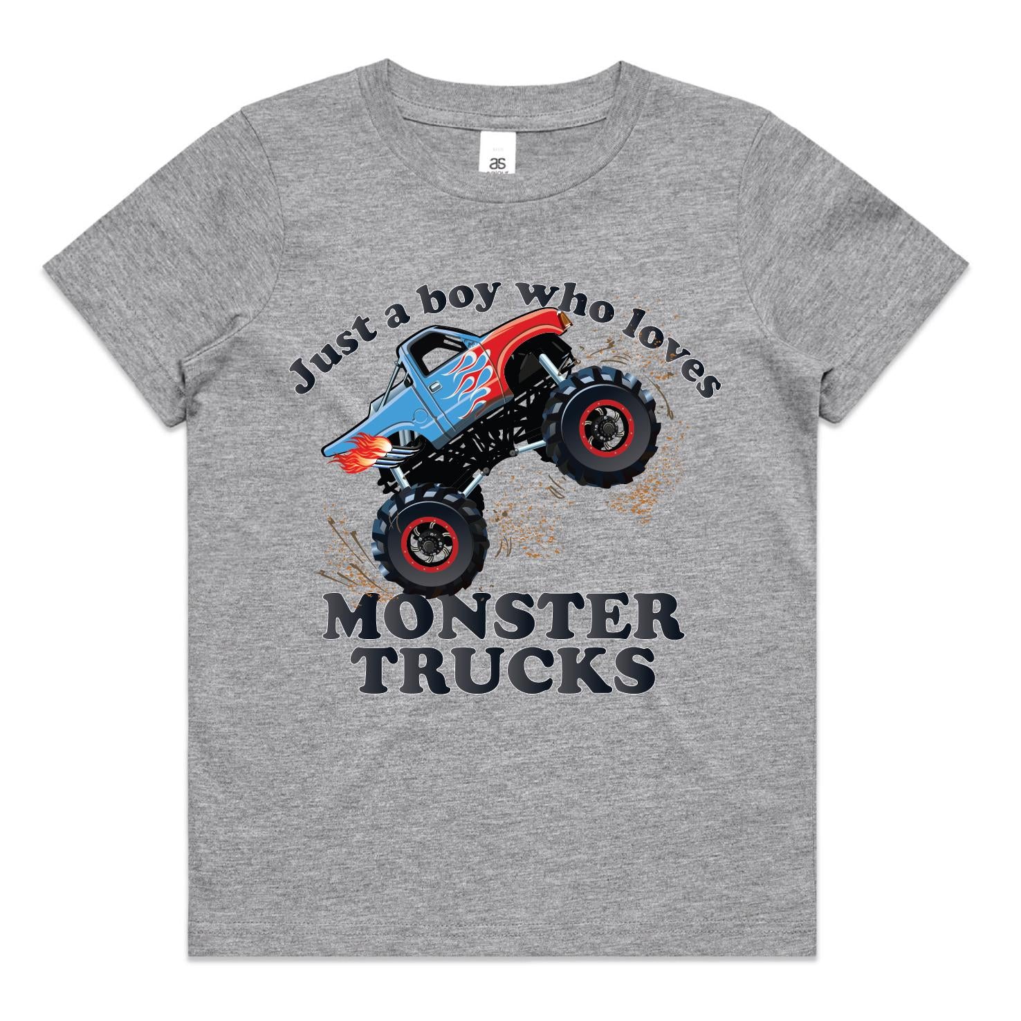 Monster Truck T-Shirt, More Colours, Just A Boy Who Loves Monster Trucks