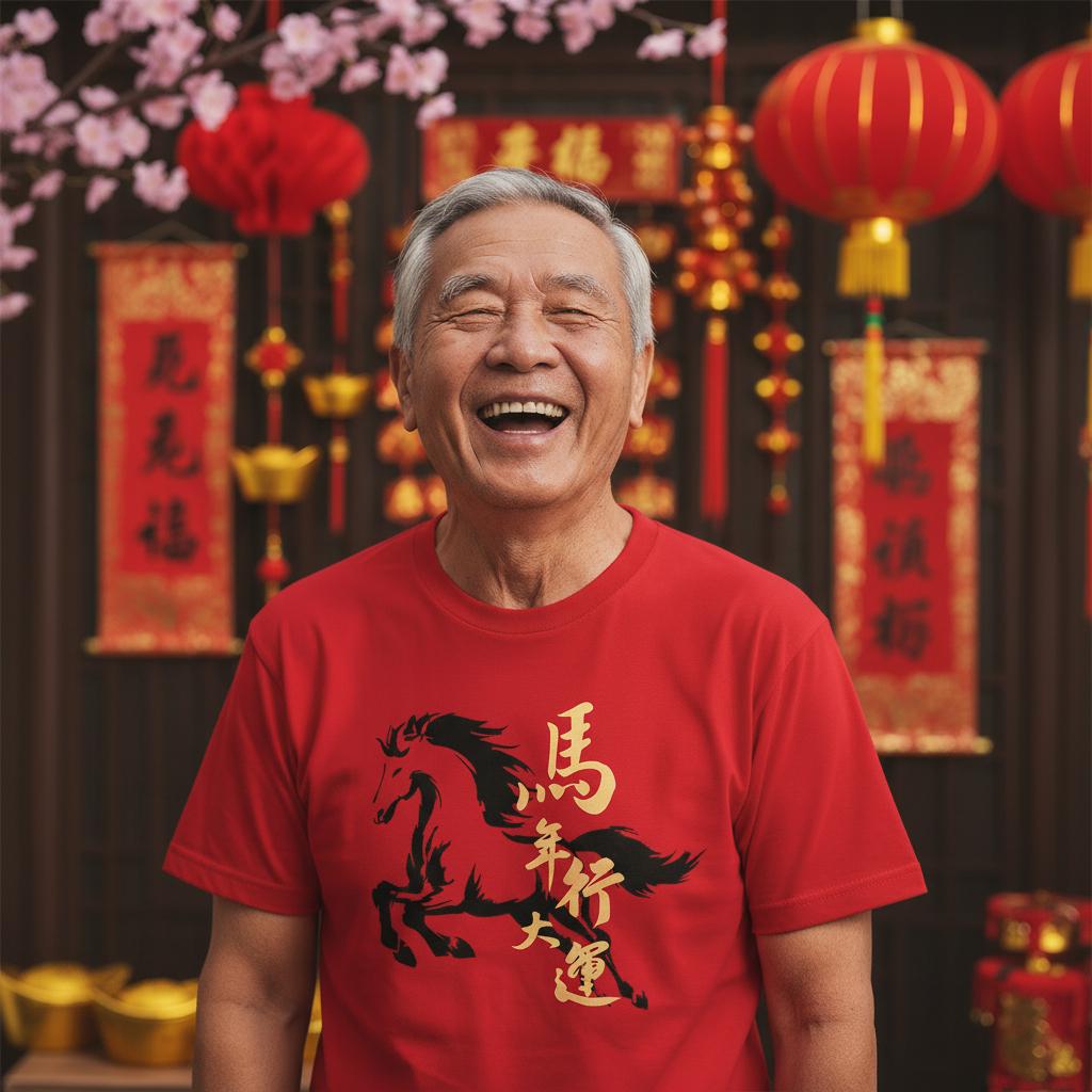 Year Of The Horse T-Shirt Or Bodysuit, More Colours, Chinese New Year Celebrations