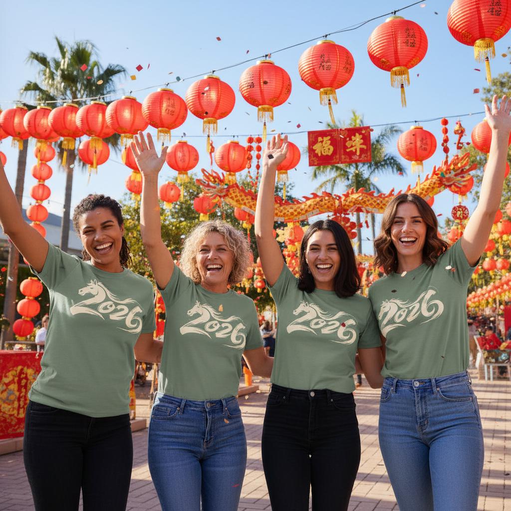 Year Of The Horse T-Shirt Or Bodysuit, More Colours, Chinese New Year Celebrations
