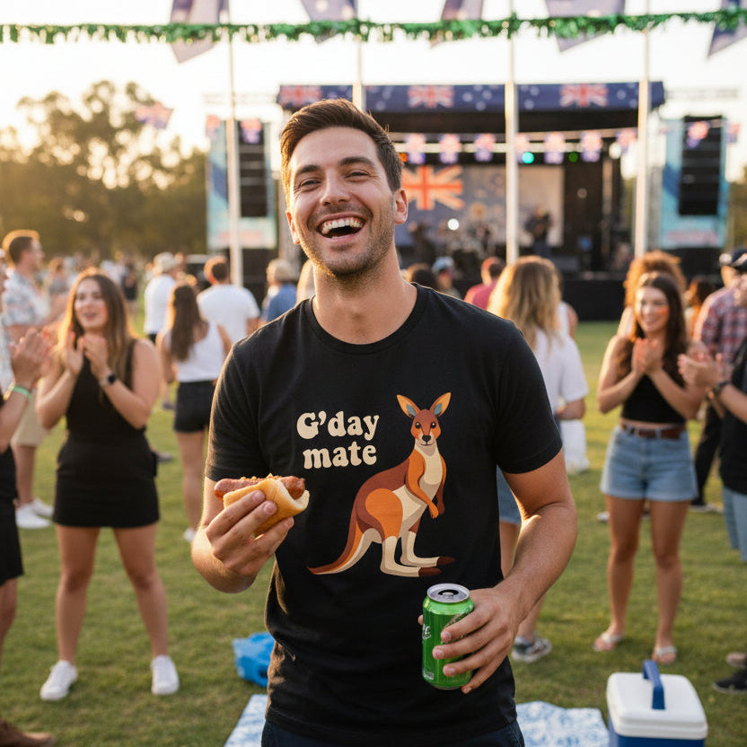 G'day Mate T-Shirt, All Sizes &amp; More Colours, Australia Day T-Shirt, Aussie Slang T-Shirt, Aussie Slogan T-Shirt, Funny Australia T-Shirt