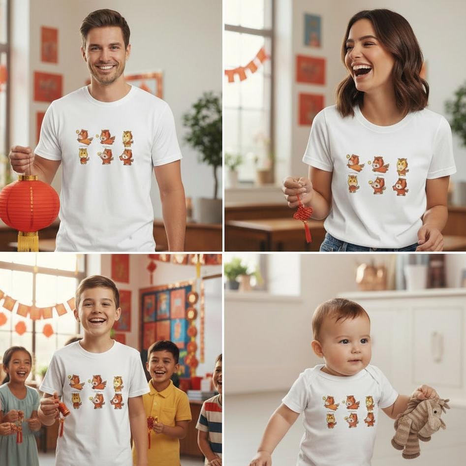 Year Of The Horse T-Shirt Or Bodysuit, More Colours, Chinese New Year Celebrations