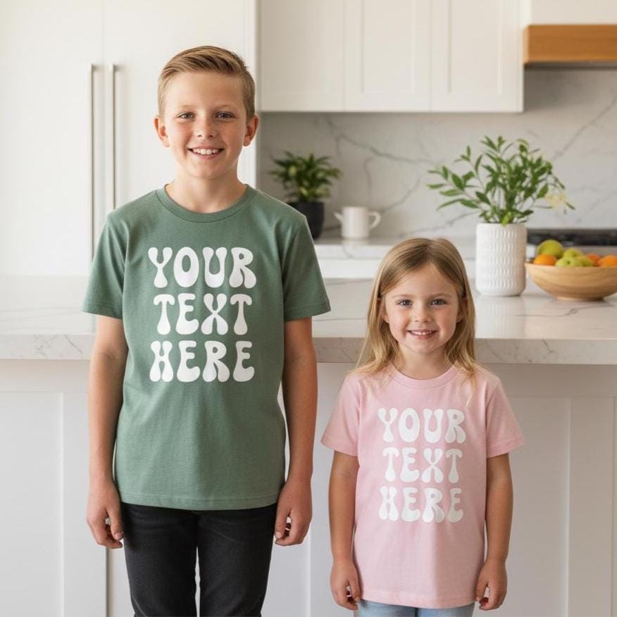 Your Text Here T-Shirt, More Colours, Kids, Womens And Mens, Custom Text Shirt, Personalised Tees